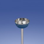 Weihwasserschale mit glattem Rand Maße wählbar unten mit Zapfen passend für alle Standleuchter