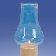 Windschutzglas Tulpe handgemacht für 4,5,6,8cmØ Nylonkerze**