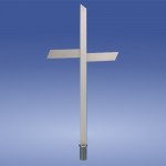 Modernes Edelstahlkreuz*