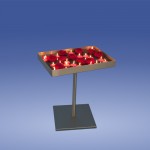 Kerzenschale Rechteck Edelstahl 6cm Rand, 30x50cm oder 40x60cm wählbar**