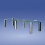 Katafalktisch Solide mit Acrylplatte