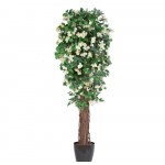 künstliche Bougainvillea weiß/creme blühend, Höhe wählbar**