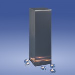 Säule Edelstahl gebürstet 80 cm