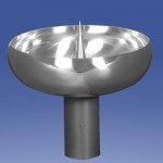 Kerzentülle poliert 125mmØ 40mm hoch 