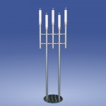 Achat Leuchter 5-Flammer, Welle**