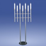 Achat Leuchter 7-Flammer, Welle**