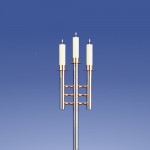 Brilliant Leuchter 3-Flammer, Pyramide**