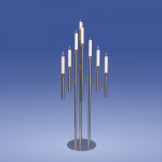Diamant Leuchter 8-Flammer, dreidimensional*