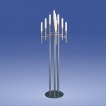 Diamant Leuchter 10-Flammer, dreidimensional**