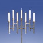 Saphir Leuchter 7-Flammer, Welle*