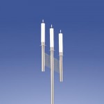 Topas Leuchter 3-Flammer, Schräge**