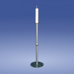 Einzelleuchter T160 GP 25cmØ 6und8cmØ Kugel wählbar poliert**