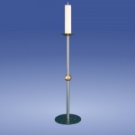 Einzelleuchter T180 GP 33cmØ Kugel 8cmØ vergoldet oder poliert wählbar **