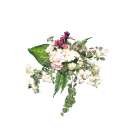 Blumenstrauß Weiß/Pink*