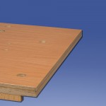 Auto-Einbauplatte Multiplex ohne Rahmen 