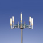 Urnenkandelaber Türkis T15-D3**