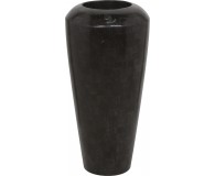 GEO Vase, 35/72 cm, black polished