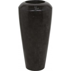 GEO Vase, 35/72 cm, black polished