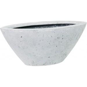 POLYSTONE BOAT Pflanzgefäß, 35x20/18 cm, grau