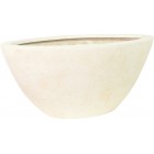 POLYSTONE BOAT Pflanzgefäß, 72x36/33 cm, crème