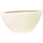 POLYSTONE BOAT Pflanzgefäß, 72x36/33 cm, crème