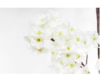 KIRSCHBLÜTEN-ZWEIG Kunstblume, 75 cm, weiß