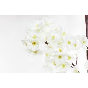 KIRSCHBLÜTEN-ZWEIG Kunstblume, 160 cm, weiß