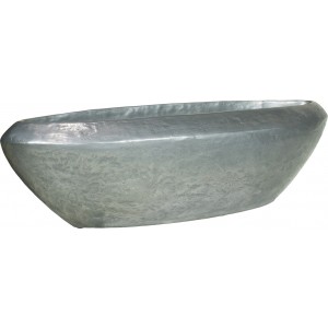 LOFT Tischgefäß, 100x30/30 cm, aluminium