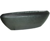 LOFT Tischgefäß, 100x30/30 cm, black iron