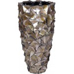 Muschel-Pflanzgefäß, 40/77 cm, Perlmutt braun