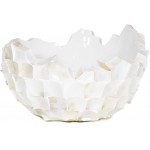 Muschel-Schale, 70/36 cm, Perlmutt weiß