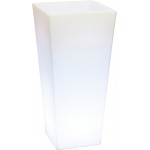 LUMENIO LED Pflanzgefäß, 38x38/80 cm, multicolor