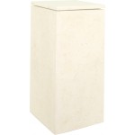 POLYSTONE STYLE Pflanzsäule, 33x33/70 cm, crème