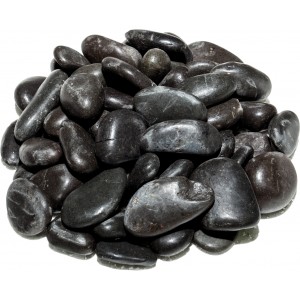 ROCKS Flusskiesel, 2-4 cm, schwarz, 5 kg**