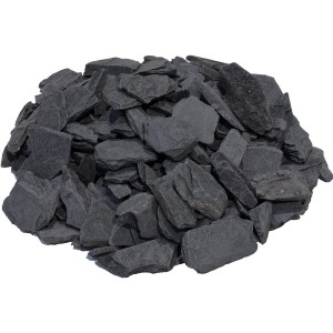 ROCKS Schiefersteine, 2-4 cm, schiefer, 25 kg L: 4 , B: 4 , H: 0,5 | schiefer**