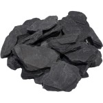 ROCKS Schiefersteine 4-7 cm, schiefer, 25 kg L: 7 , B: 7 , H: 1 | schiefer**