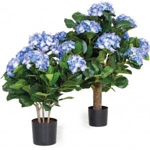 HORTENSIE Kunstpflanze, 62 cm, blau