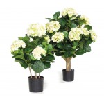 HORTENSIE Kunstpflanze, 53 cm, creme