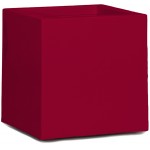 PREMIUM CUBUS Pflanzgefäß, 40x40/40 cm, rubinrot
