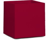 PREMIUM CUBUS Pflanzgefäß, 40x40/40 cm, rubinrot